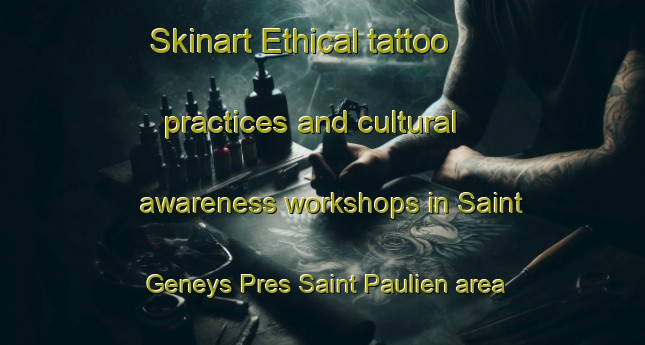 Skinart Ethical tattoo practices and cultural awareness workshops in Saint Geneys Pres Saint Paulien area | TattooTraining | TattooClasses | SkinartTraining-France